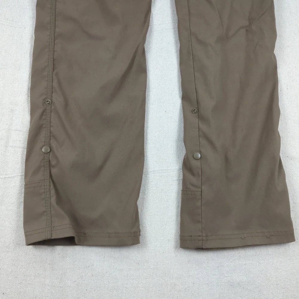 Prana Pants Mens 31x32 Khaki Straight Zion Cargo Hiking Outdoor Travel Belted